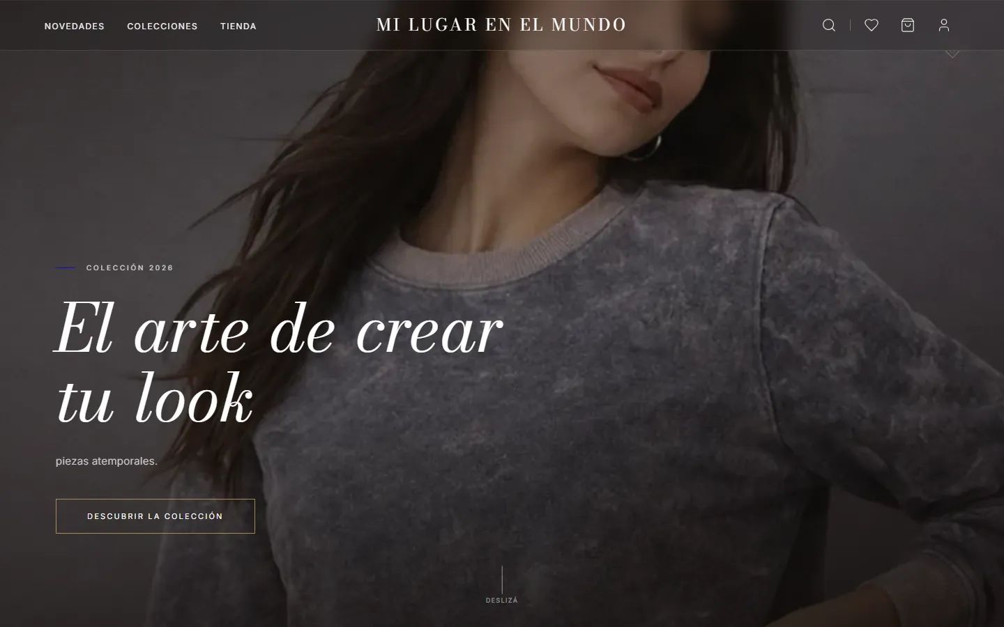 Sitio web real de Mi Lugar en el Mundo